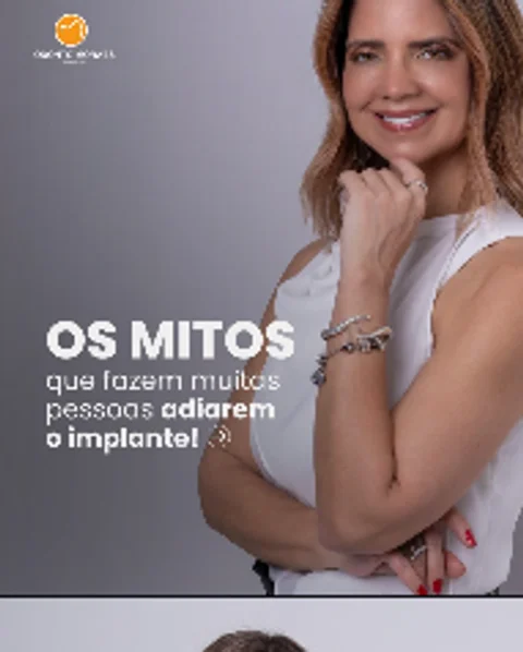 Publicação da Odonto Moraes sobre mitos do implante