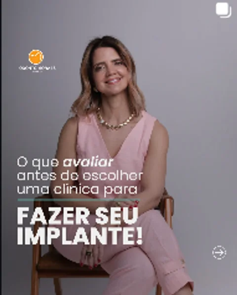 Publicação sobre o que avaliar antes de escolher uma clínica para implante